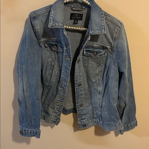 Lucky Brand Blue Denim Jacket size 1x - Picture 1 of 5